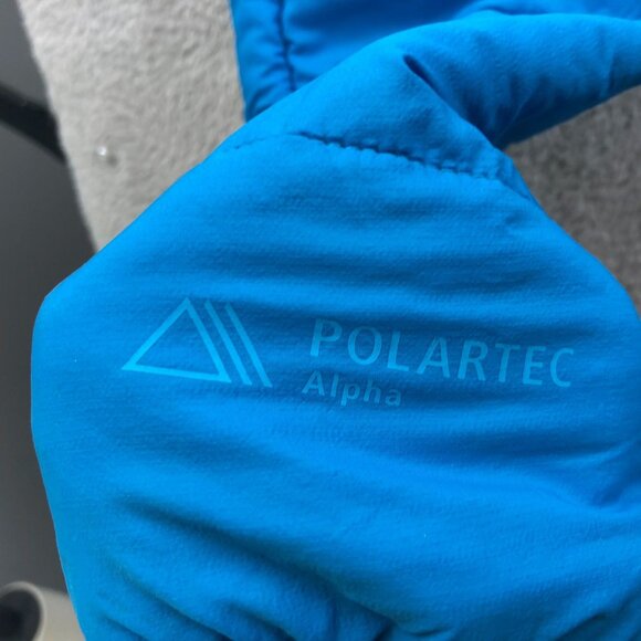 Outdoor Research Women’s Uberlayer Hooded Jacket – Polartec Alpha – Gray/Blue – - Picture 12 of 16